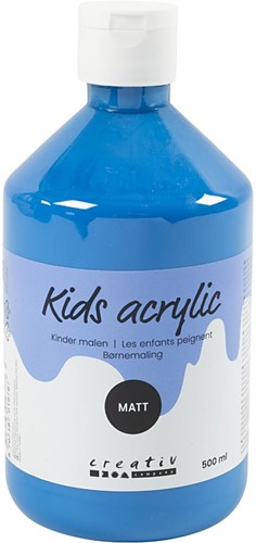 CC Kids Acrylverf Mat Primair Blauw 500 ml
