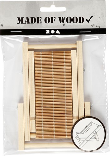 CC Deck chair, L: 9,5 cm, W: 7,5 cm, 1 pc