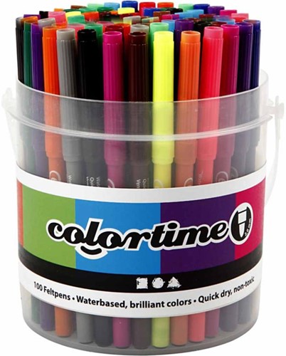 Colortime Stiften Set 100 stuks