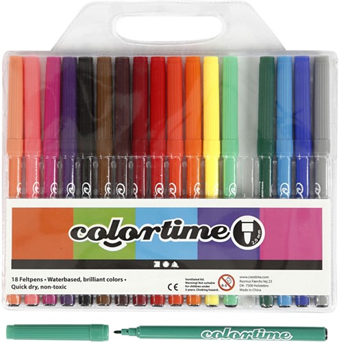 Colortime Stiften Set 18 stuks