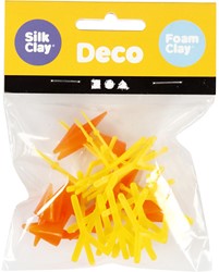 CC Chicken Beaks and Feet, orange, yellow, H: 28 mm, L: 30+37 mm, 8 set/ 1 pack