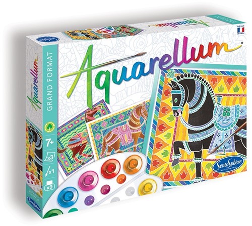 Aquarellum Set Paarden