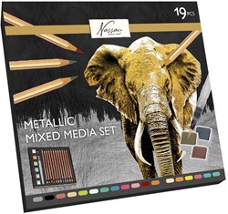 Nassau Mixed Media Set Metallic