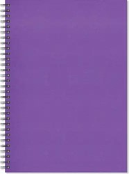 Artgecko Flashy Spiral Sketchbook Portrait 150gr 40 sheets White Purple Cover