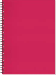 Artgecko Flashy Spiral Sketchbook Portrait 150gr 40 sheets White Red Cover