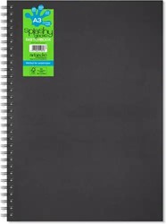 Artgecko Splashy Aqua Spiral Sketchbook Portrait 300gr 20 sheets White