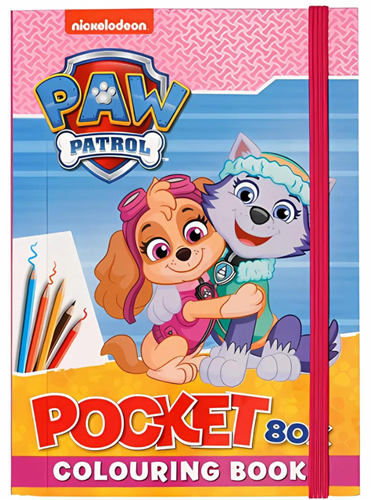 Wins Kleurboek Paw Patrol Pocket Roze