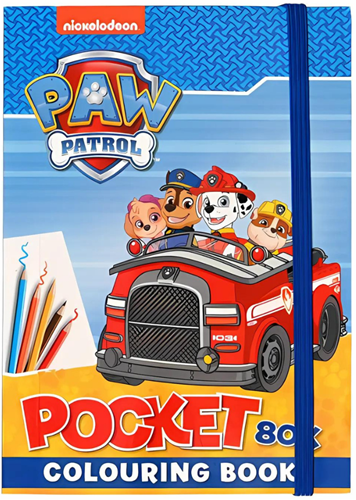 Wins Kleurboek Paw Patrol Pocket Blauw