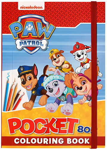 Wins Kleurboek Paw Patrol Pocket Rood
