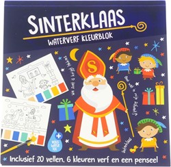 Wins Waterverfblok Sinterklaas 20x20 cm 20 vel