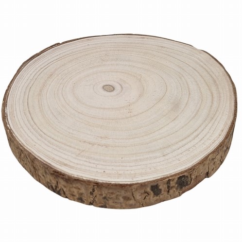 Houten Boomstam Schijf 25 cm met schors