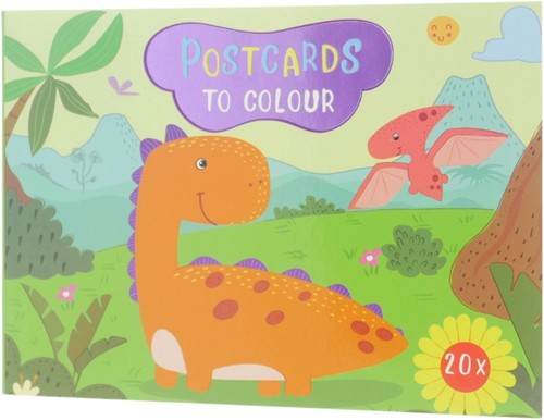 Wins Postkaarten Dinosaurussen 16x12 cm 20 stuks
