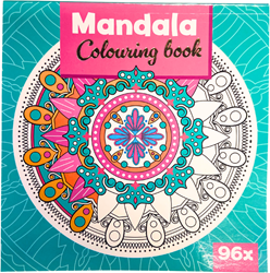 Coloring Book Mandala 18x18 cm