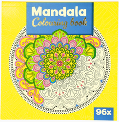 Coloring Book Mandala 18x18 cm
