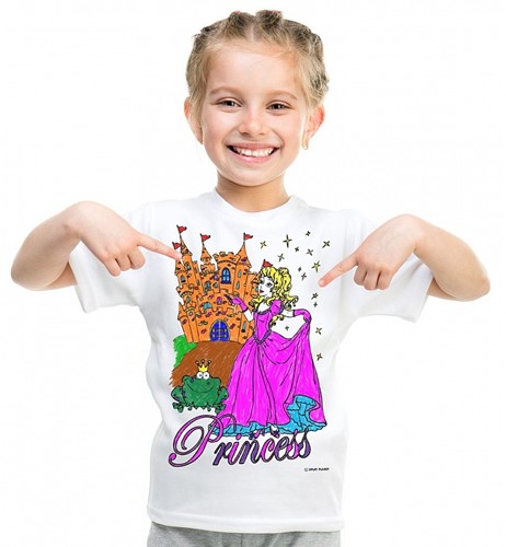 Splat Planet Princess T-Shirt Coloring Set (ages 9-11)-2
