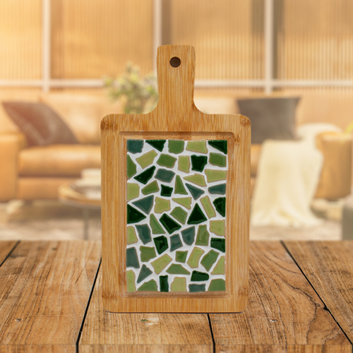 LC DIY Pakket Mozaïek Borrelplank Klein Groen
