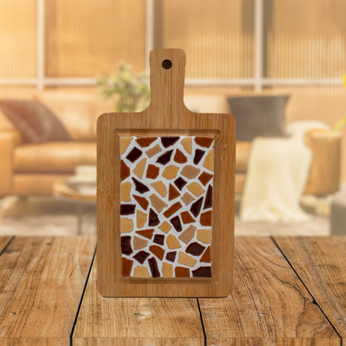 LC DIY Pakket Mozaïek Borrelplank Klein Zand
