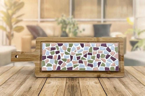 LC DIY Pakket Mozaïek Borrelplank - Pastel