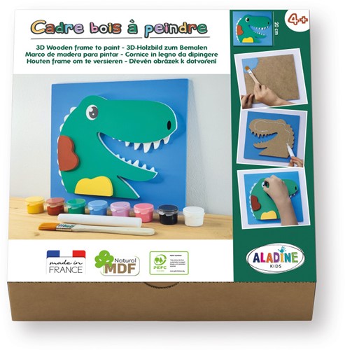 Aladine 3D Schilderij van MDF Maken Set - Dino