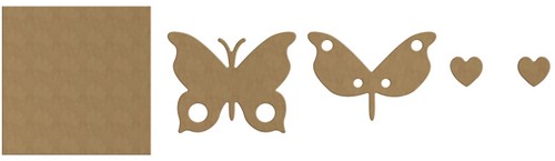 Aladine 3D Schilderij van MDF Maken Set – Vlinder-3