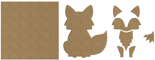 Aladine 3D Painting MDF Making Set - Fox-2