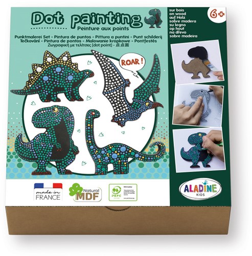 Aladine Dot Painting Set - Dinosaurus