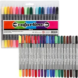 Colortime Dubbelstiften Set 20 stuks