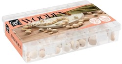 Craft Sensations Houten kralen Set + draad