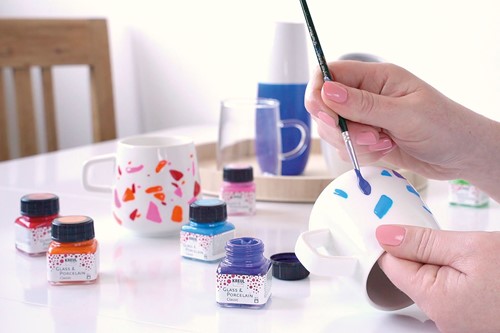 Kreul Glas- en Porseleinverf Set 6x20 ml Color Living-2