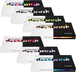 Karin Deco Brushmarker Pigment Collection 12 kleuren