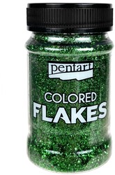 Pentart Gekleurde Folievlokken Groen 100ml