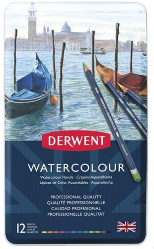 Derwent Aquarel Potloden 12 Stuk