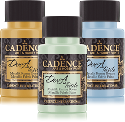 Cadence Dora Metallic Fabric Paint 50 ml
