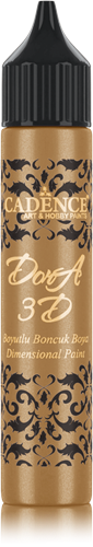 Cadence Dora 3D Metallic Dimensional Verf 25 ml Antique Gold