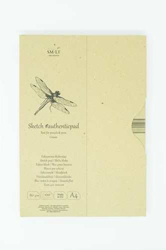 SMLT Paper folder Sketches A4 80gr 100 sheets Cream