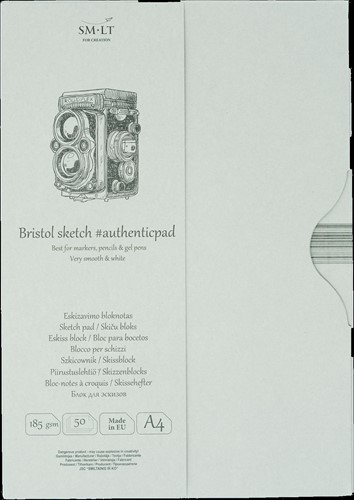 SMLT Papiermap Bristol A4 185gr 50 vel
