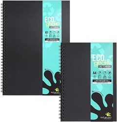 Artgecko Eco Spiraal Schetsboek 150gr 40 vel Wit