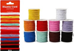 CC Elastiek Set 10 kleuren 1mm 