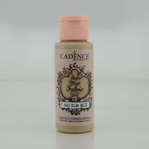 Cadence Style Mat Textielverf 59ml Zandbeige