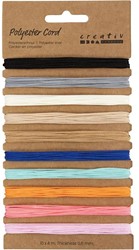 CC Polyester Koord 10 Kleuren 4m