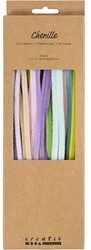 CC Chenilledraad Pastelkleuren 30 cm x 6 mm 25 stuk
