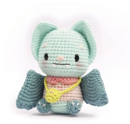 GC Amigurumi Haakpakket Tori de Vleermuis 13 cm-3