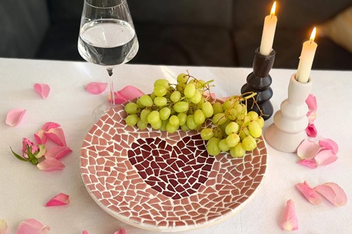 LC DIY Set Mosaic Bowl with Heart-3