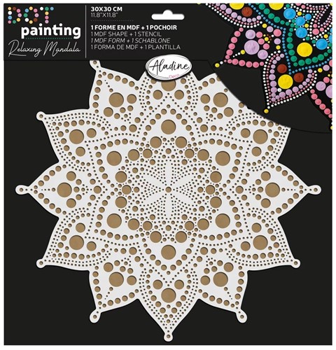 Aladine Duo Dot Painting Set Mandala 30 cm nr. 2