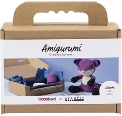 CC Haakpakket Amigurumi Vos Zwart Plum