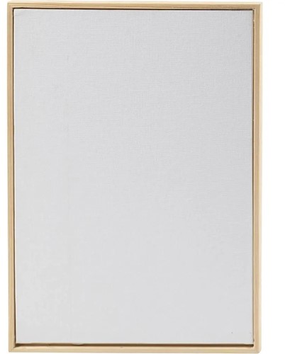 CC Canvas panel with frame A4 21x29.7 cm 280 gr white