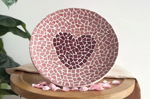 LC DIY Set Mosaic Bowl with Heart