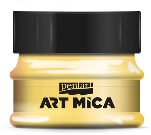 Pentart Art Mica Pigment Poeder Geel 9gr