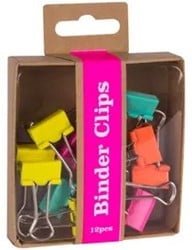 Apli Fluor Collectie Foldback Clips 12 stuk