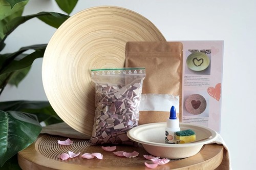 LC DIY Set Mosaic Bowl with Heart-2